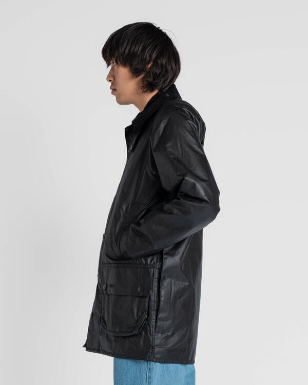 Barbour Beaufort Wax Jacket | MWX0017BK91 | AFEW STORE